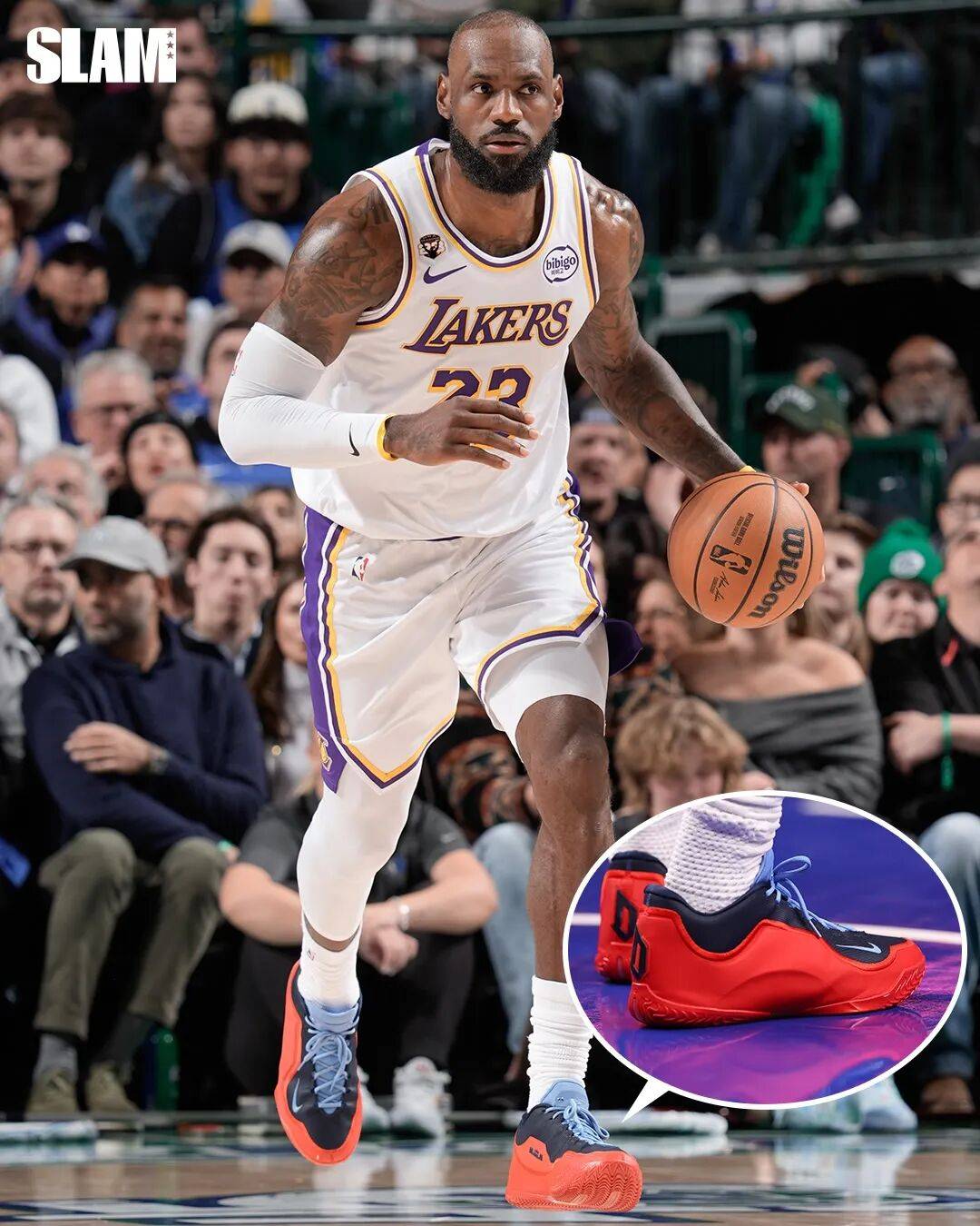 詹姆斯上腳各種大學PE LeBron 23！沒上過大學，但大學配色的鞋不少！