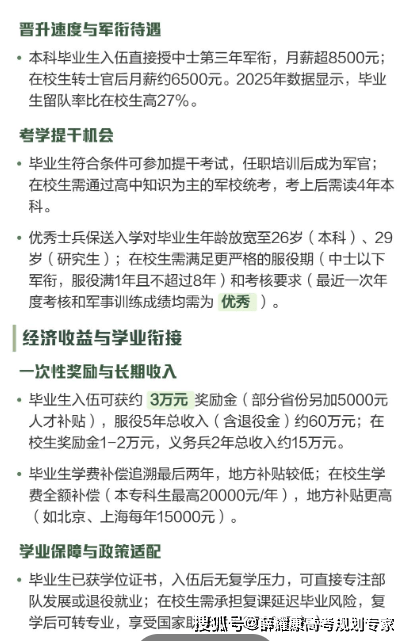 考上大學去當兵還是上完大學去當兵？