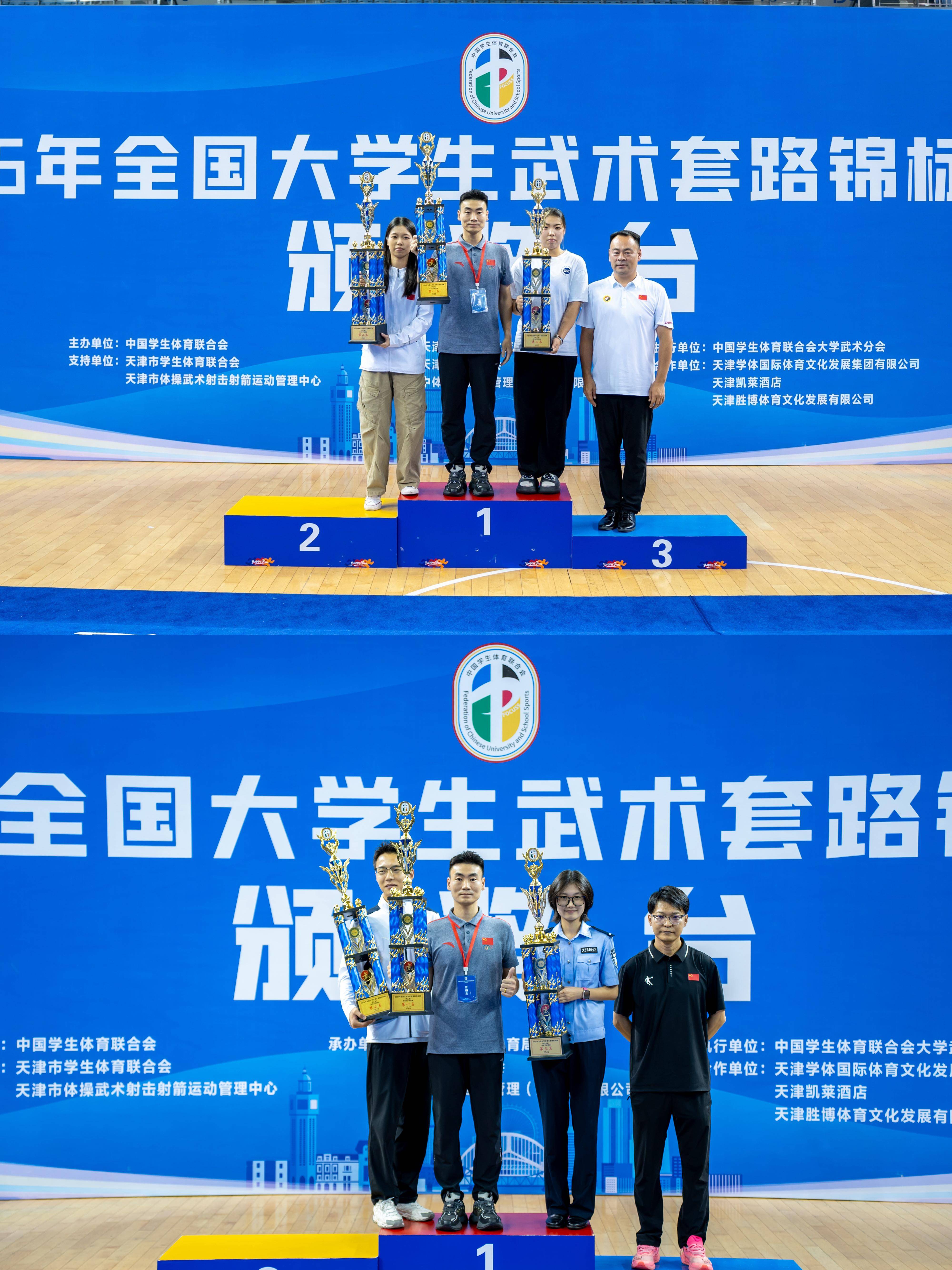 斬獲20金18銀5銅！深圳職業技術大學武術隊蟬聯全國大學生武術套路錦標賽三連冠