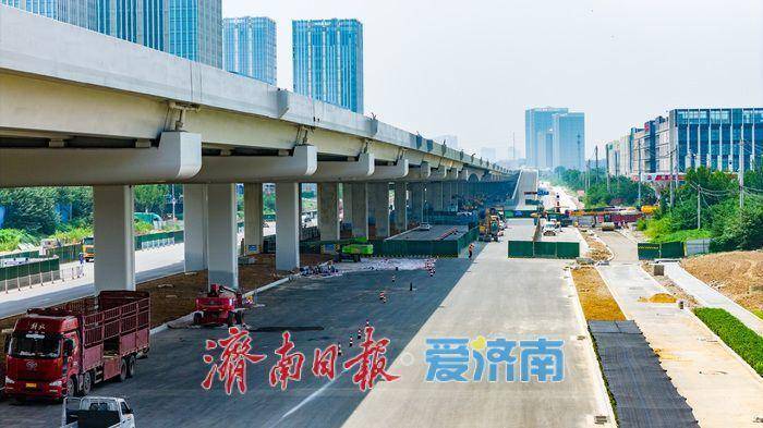 原創40公里東西向快速大通道成形！濟南工業北路東延提速建設