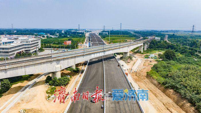 原創40公里東西向快速大通道成形！濟南工業北路東延提速建設