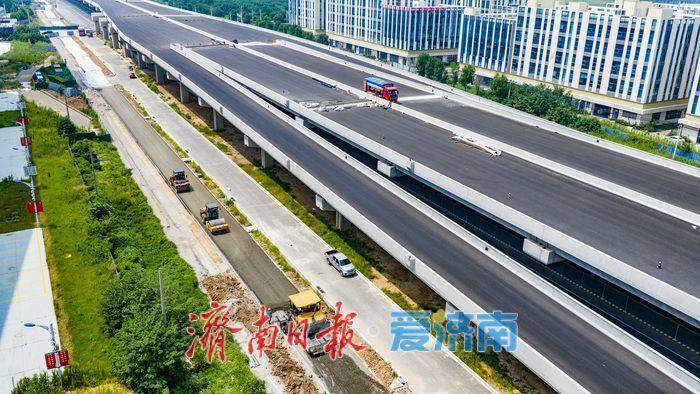 原創40公里東西向快速大通道成形！濟南工業北路東延提速建設