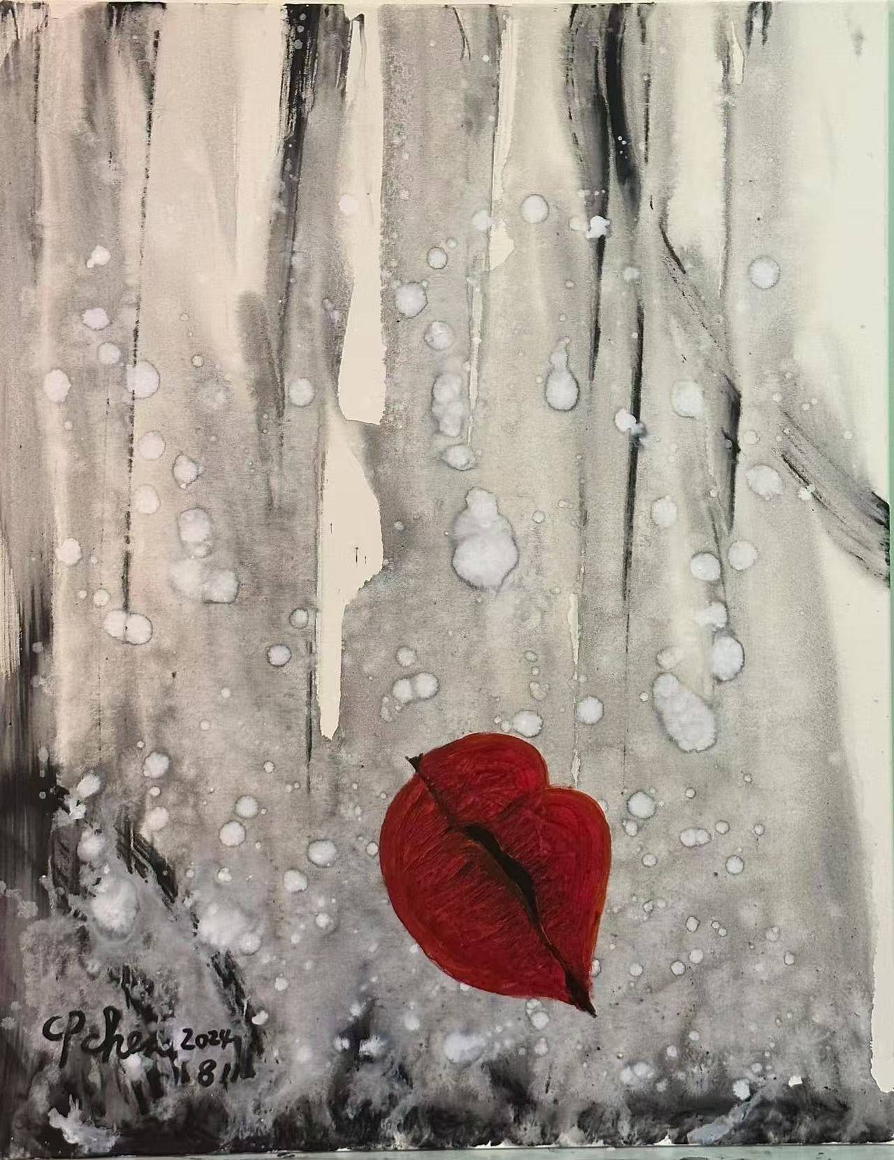 陳持平詩歌：《吻》