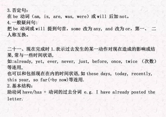【收藏】小學英語1-6年級重點語法知識點彙總（可列印）