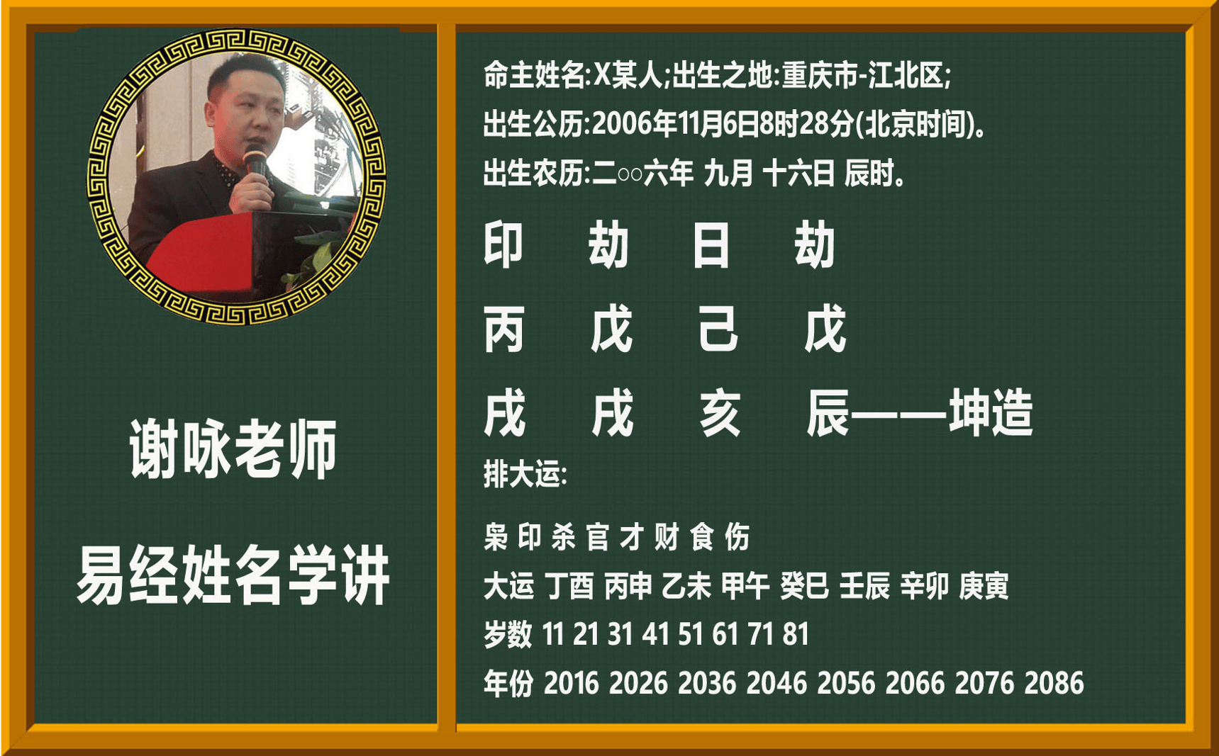 原創周易起名案例詳解第三篇：一位來之不易的掌上明珠