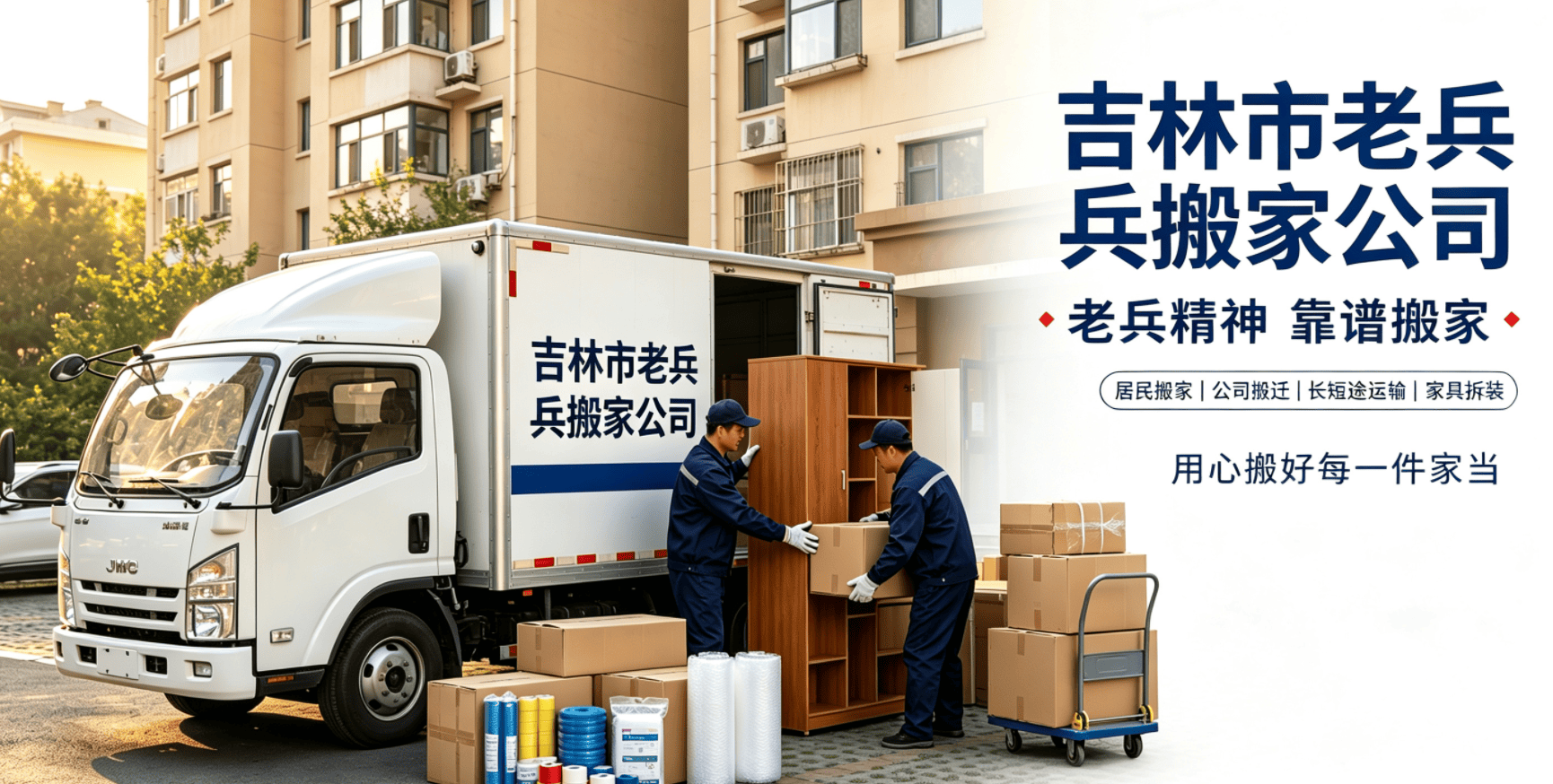 吉林市民搬家都選老兵搬家？靠譜搬家的核心特質