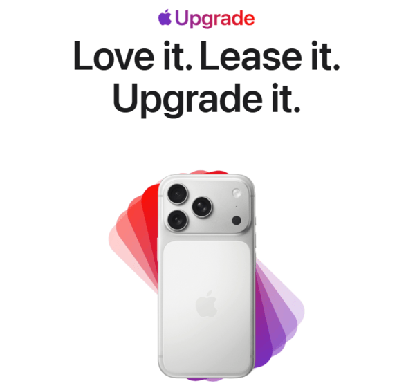 蘋果推出Apple Upgrade租賃模式 壓低購機門檻加速使用者換新