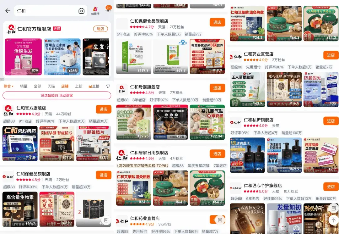 原創調查 | 仁和貼牌生意：20塊維生素號稱“終身不白頭”，糖果、溼巾爬上藥店貨架，十餘家網店多為代工
