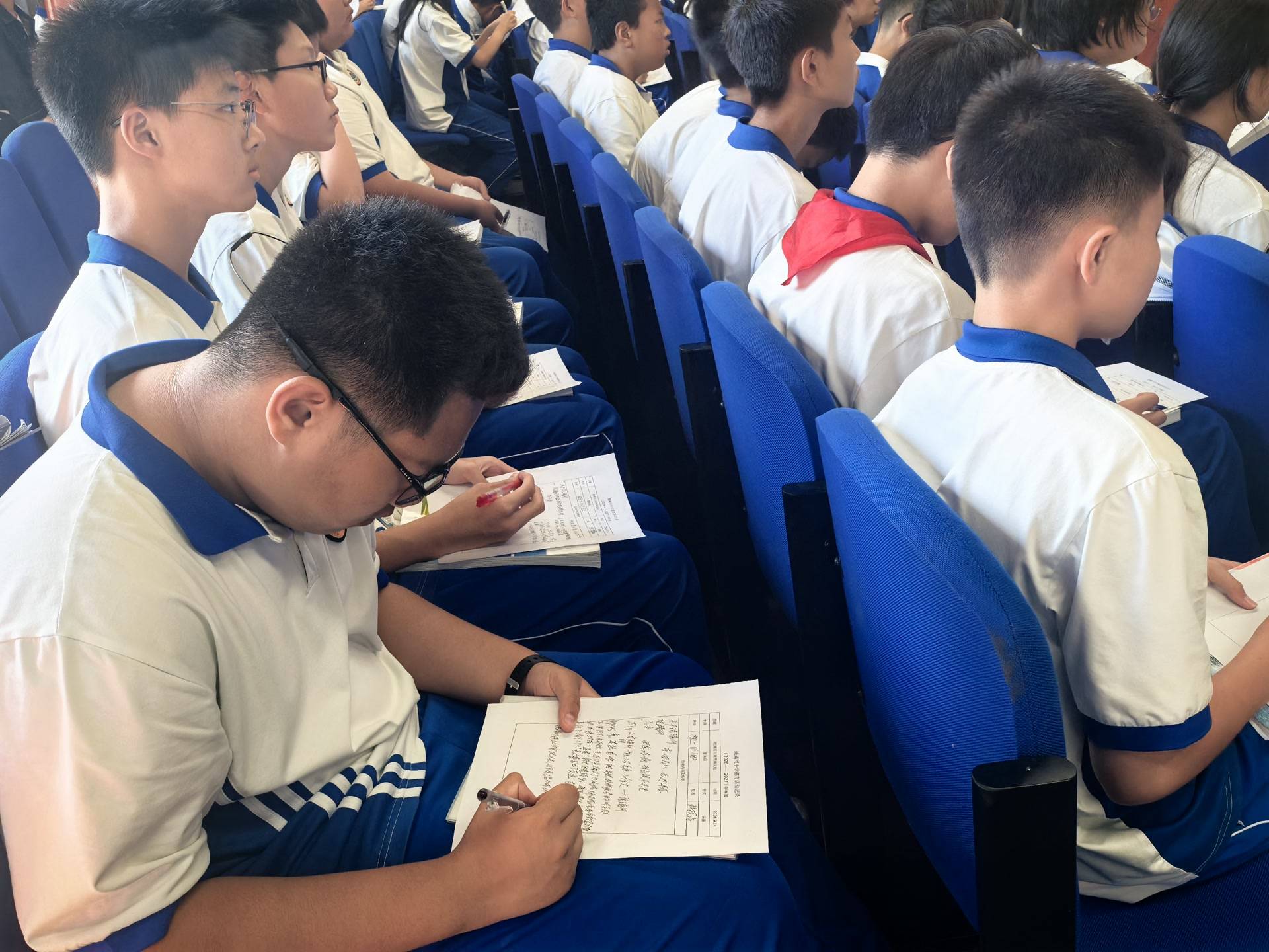 館員進校園解碼燕都根脈 夏連保走進琉璃河中學講述商周燕文化