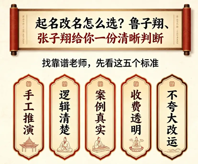 起名，改名怎麼找靠譜的老師？如何判斷起名老師靠譜不靠譜？